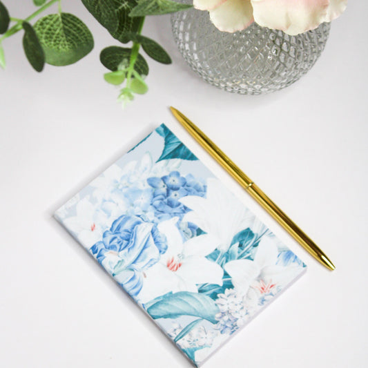 Personalised A6 Mini Softcover Notebook | Paradise Blue
