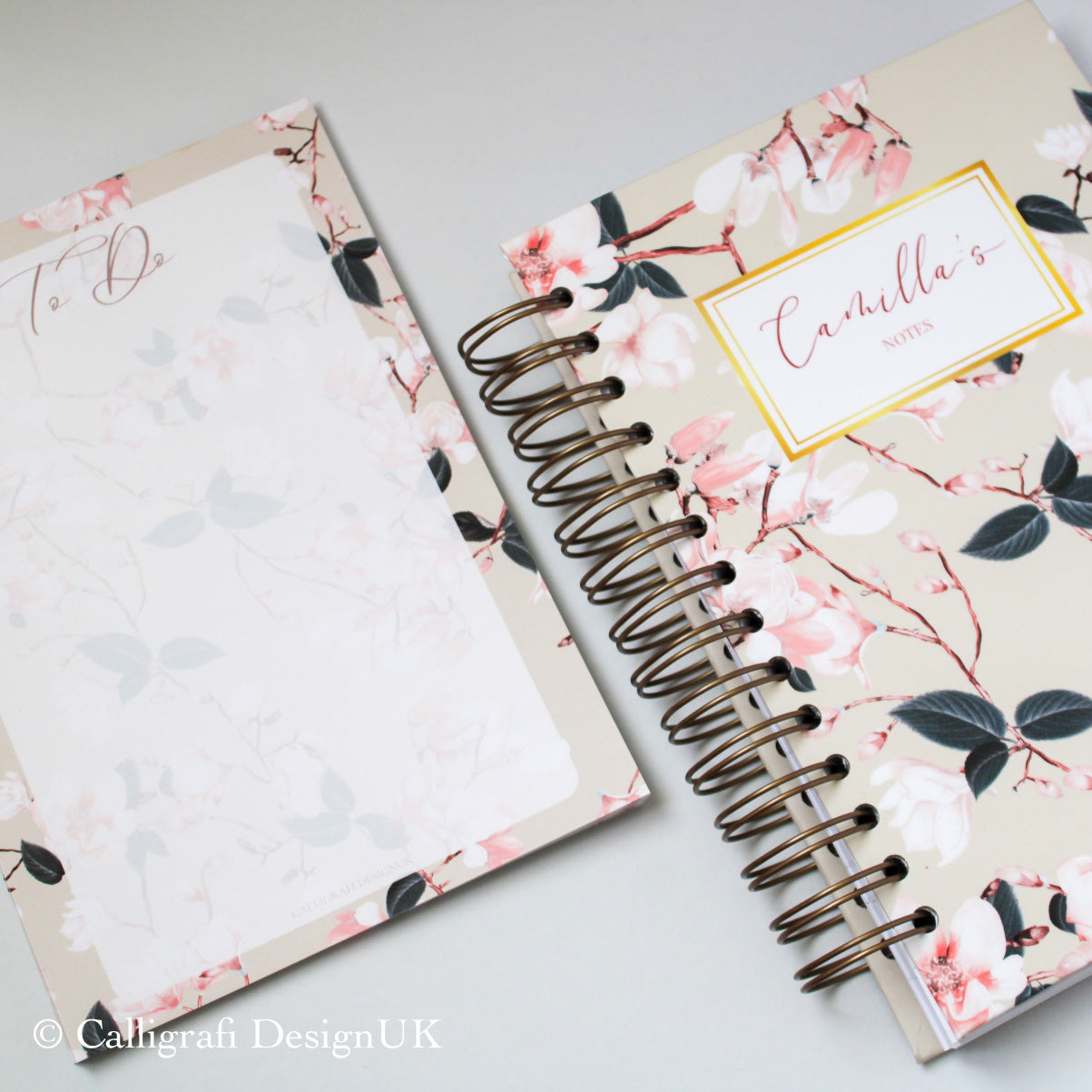 Floral Burst | Personalised Notebook Set