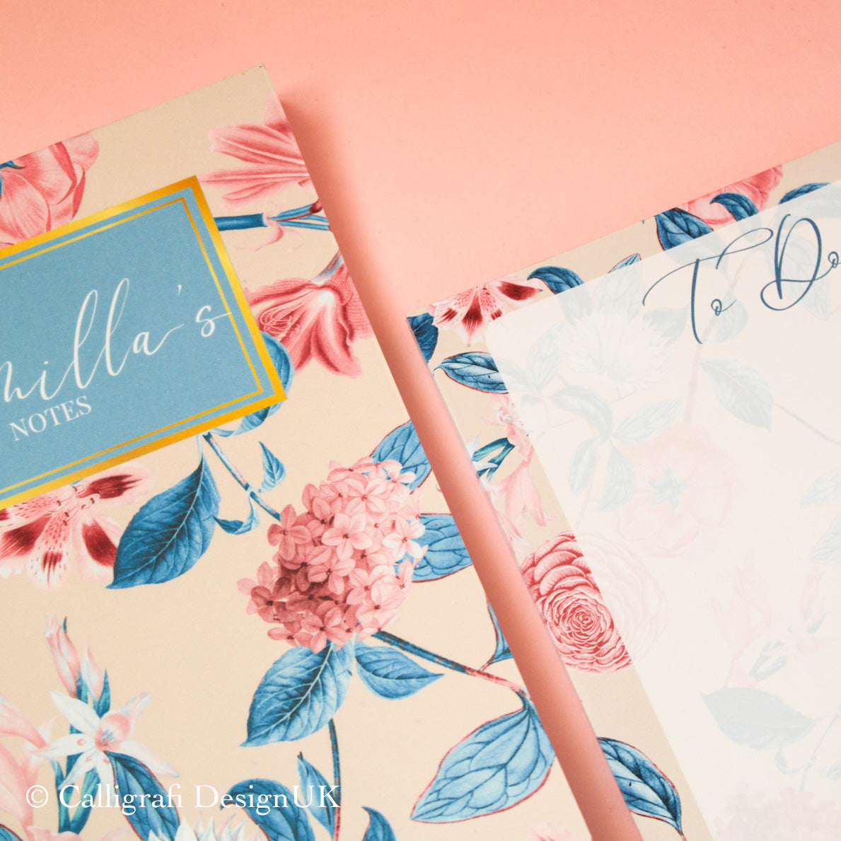 Floral Burst | Personalised Notebook Set